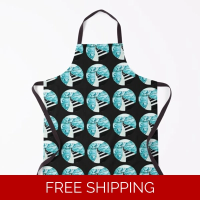 Le Studio Apron Piano Window Multi Logo